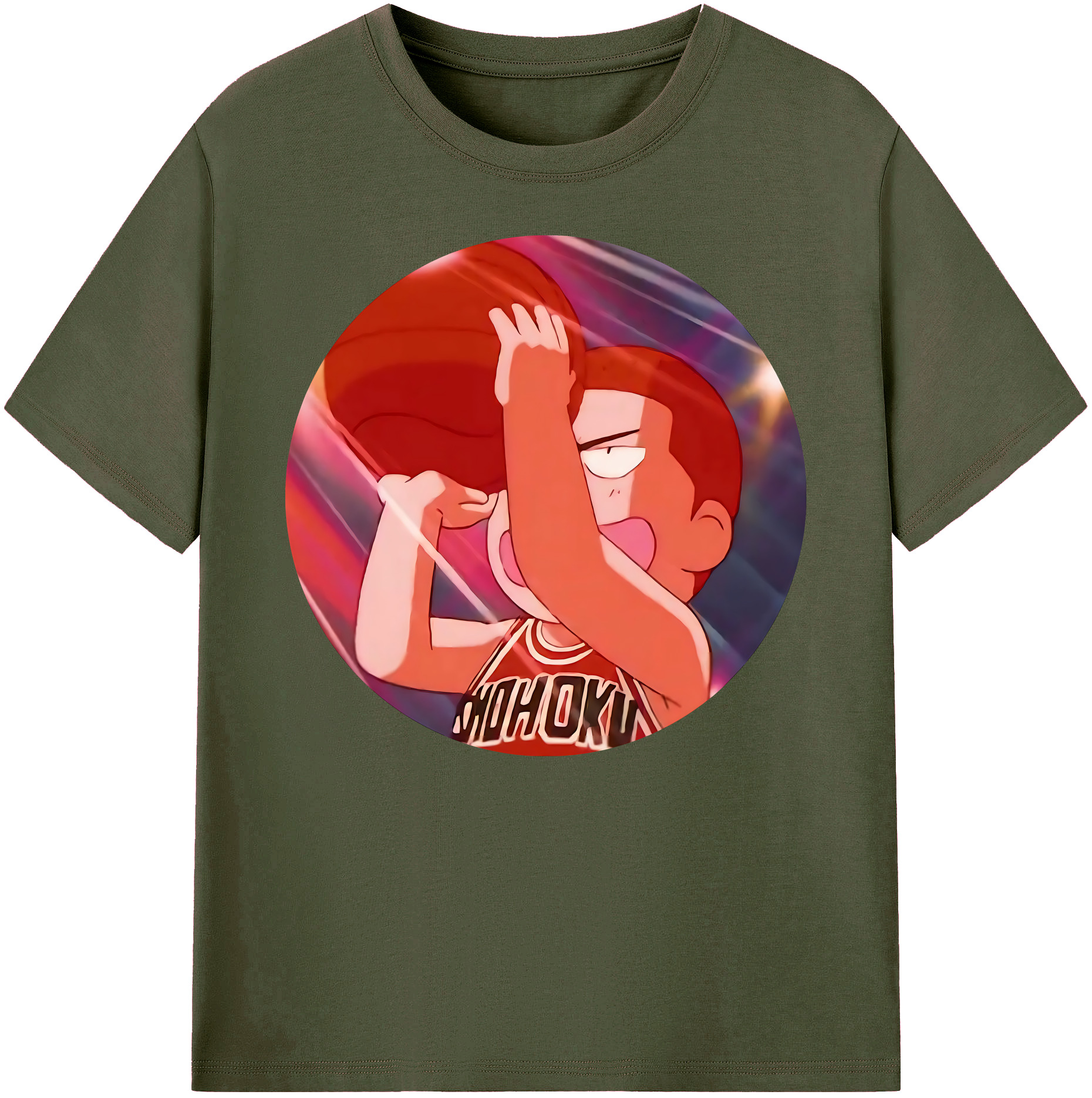 （画像用） SLAM DUNK／スラムダンク 綿100％ メンズ半袖Tシャツ｜肌触りやわらか＆通気性